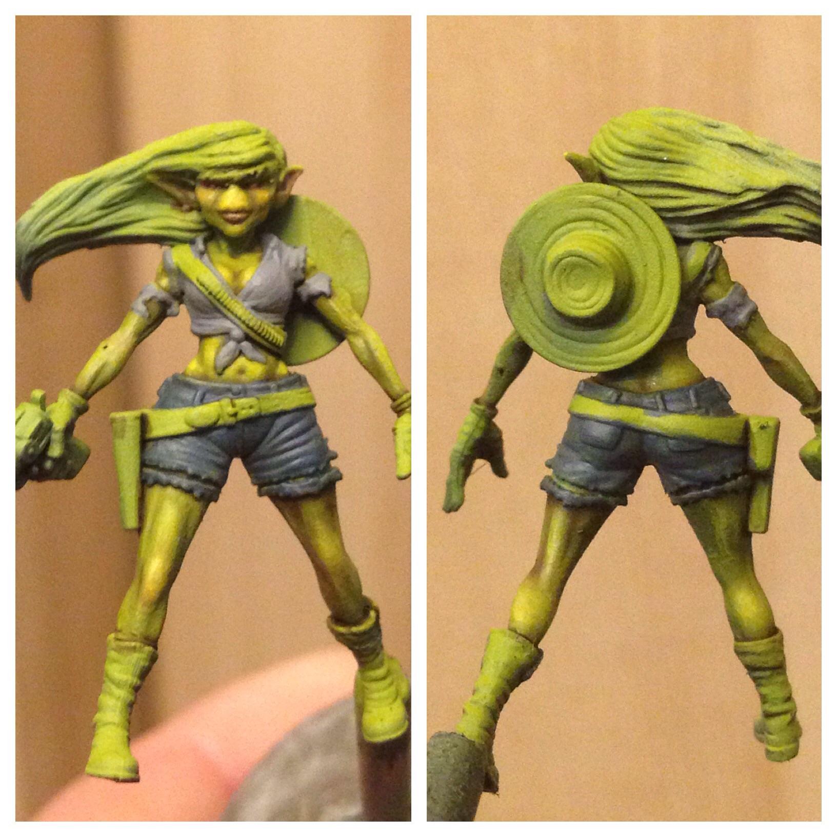 Malifaux Ophelia Work In Progress Ophelia WIP Gallery DakkaDakka